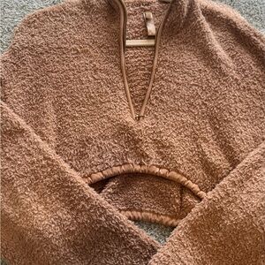 Skims Brown Fleece Set